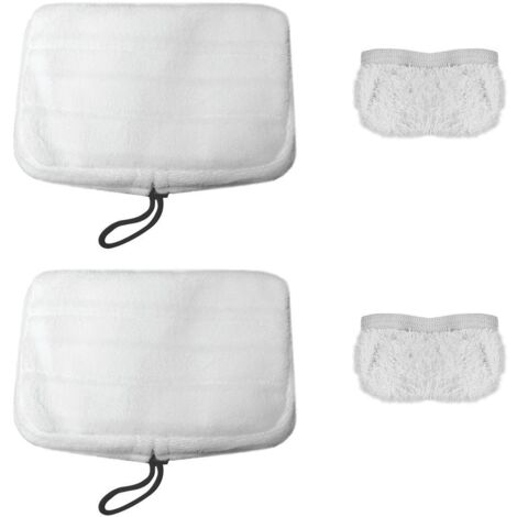Vaporetto PAEU0307 Kit de 2 serpillières en microfibres et 2 bonnettes