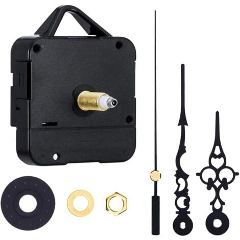 Gistuch 2 Mecanisme Horloge Murale, Silencieux Mécanisme Horloge Pile, Mouvement d'Horloge Quartz,  pour Remplacement et Rechange Bricolage d’Horloge
