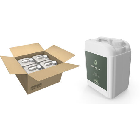 Planika Fanola Premium Combustibile Liquido - Bioetanolo per caminetti - Origine vegetale - Combustione pulita - Nessun fumo, fuliggine o cenere - Neutro per l'ambiente - 4x5L