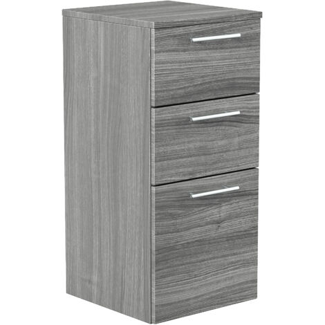 Midischrank 75cm Silbereiche