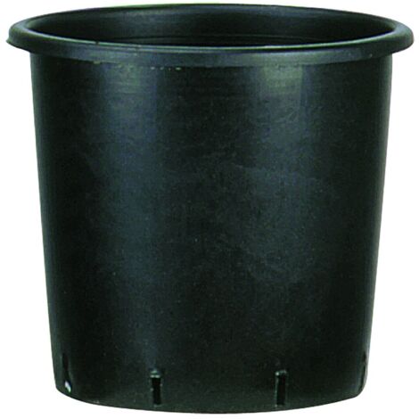 Vivaio Garden Forest – Pot de pépinière en plastique noir 9,5 L – Dimensions 24x24x24 cm – Résistant aux intempéries et UV – Pour culture hydroponique - 24X24H