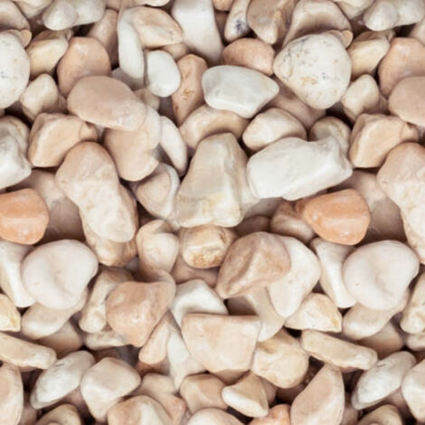10 SACS DE 25 KG DE GALETS ROSE CORAIL 15/25MM