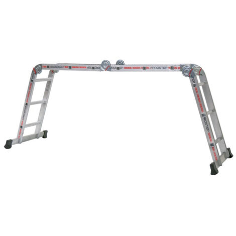 Echelle articulée multifonction 4 x 3 PROSTEP Haut. d'accès 2,90 - 4,59 M (1/5)