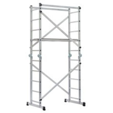 Échafaudage Aluminium Multi-Positions 3 en 1 COMBY (1/4)