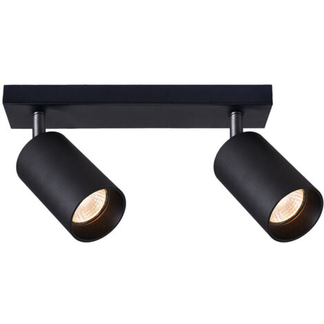 Plafonnier à 2 spots en saillie MALGA 2 noir 2xGU10 220V Edo Solutions (1/5)