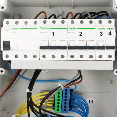 Coffret de chantier triphasé équipé EDO ASTAT 448 IP65 2x16A/5P 4x230V IP44 IK08 Disjoncteurs Schneider