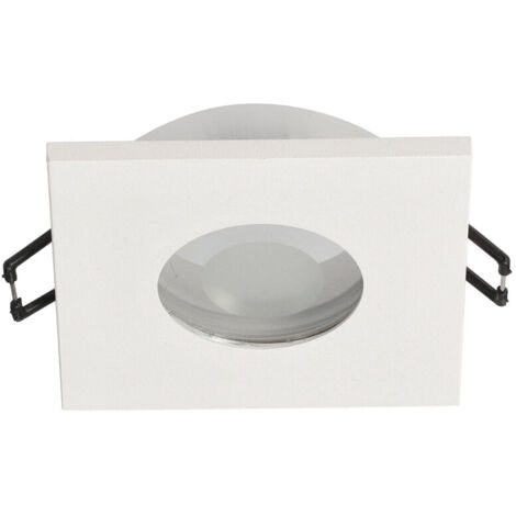 Spot de plafond encastrable OPIL SQ IP44 étanche carré blanc EDO777336 EDO Solutions (1/3)