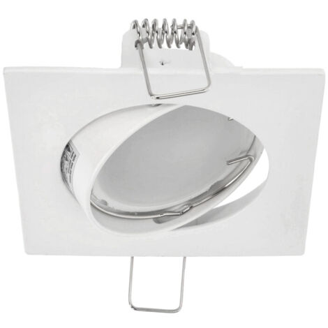 Spot de plafond encastrable PARIL IP20 carré blanc EDO777319 Edo Solutions (1/5)