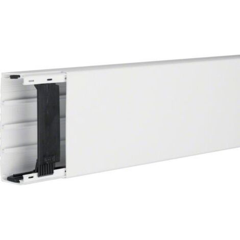 Hager – Goulotte électrique PVC 40x110mm blanc 2m – Résistance IK07 – Degré de protection IP30 – Pour installations électriques intérieures