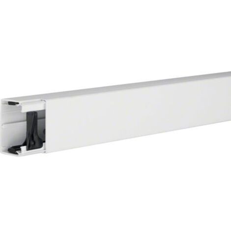 Goulotte électrique PVC 40x60mm blanc 2m tehalit.LF Hager