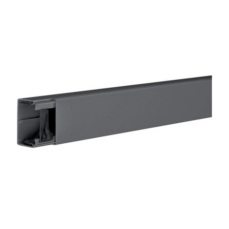 Goulotte électrique PVC 30x45mm noir 2m tehalit.LF Hager