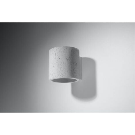Applique murale ORBIS 1xG9 béton gris SL.0486 SOLLLUX