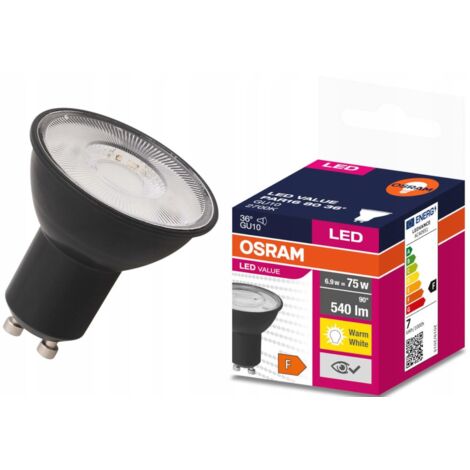 Ampoule LED Osram GU10 6,9W - Équivalent 80W, 3 Températures De Couleur