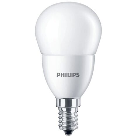 Lampe LED lustre P48 E14 7 W 806 lm 2700°K dépoli - Philips