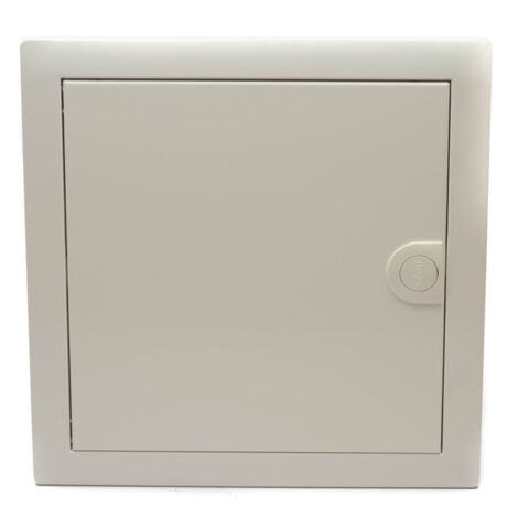 Hager – Tableau électrique encastrable 12 modules – VU12NE – IP30 étanche – Montage mural pour bâtiments résidentiels et bureaux