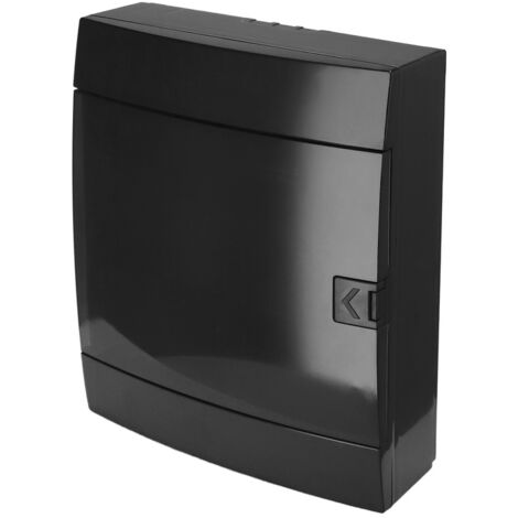 Coffret électrique nu 24 modules (2x12) IP40 noir – Résistance aux chocs IK08 – Pour espaces confinés – Dimensions 286x340.5x112.5mm – Horoz Electric
