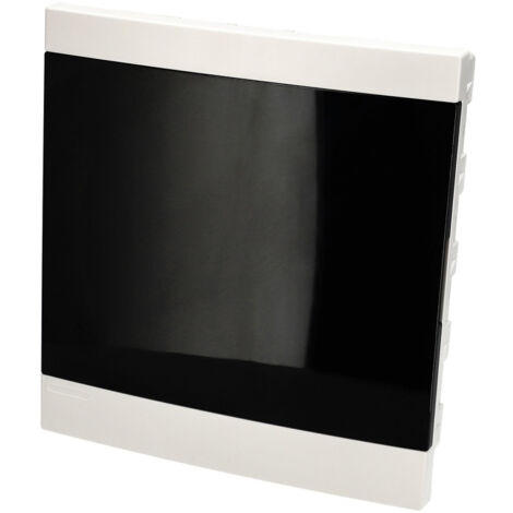 Tableau électrique encastré 24 modules (2x12) blanc porte fumée EDO777847 EDO Technic