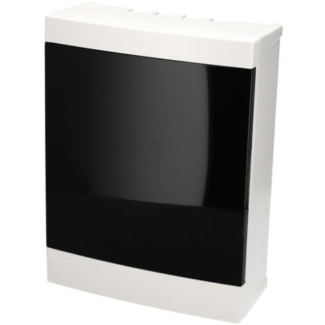 Tableau électrique en saillie 16 modules (2x8) blanc porte fumée EDO777846 EDO Technic