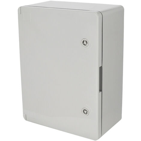 Coffret électrique ABS 300x400x210 gris avec plaque de montage galvanisée 800.700.006 HOROZ (1/3)