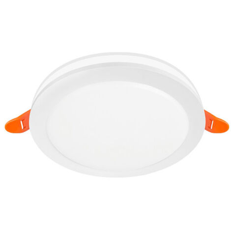 Plafonnier LED encastrable 18W 1440lm 3CCT rond blanc PAULA HOROZ panneau LED plafond intérieur