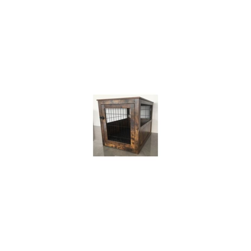 Gabbia Per Cani MaxxPet 92x58x64 Cm - Kennel Grande Pieghevole, Con Vassoio Rimovibile, Per Interni Ed Esterni, Nero