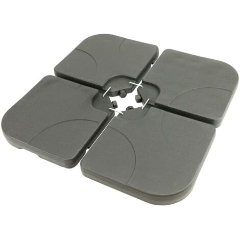 Set di 12 supporti per ombrelloni da esterni, base per giardino