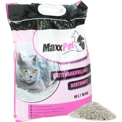 MaxxPet Lettiera per gatti - Lettiera agglomerante - Profumo di talco per bambini - 20 litri - Lettiera per gatti - Lettiera a bassa polvere a grana grossolana (1/5)