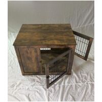 MaxxPet Gabbia per Cani - Mobili per la Casa per Cani - Kennel Cane Grande - Casetta per Animali - Gabbia per Gatti - Cuccia Moderna da Interno - 94x60x72 cm - Grigio