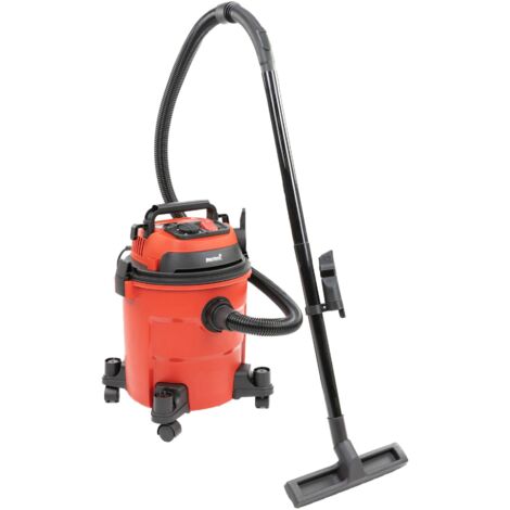 MaxxHome - Aspirador en seco y húmedo -1200 W - 20 L - conexión de soplador - incl. boquilla combinada para aspirar en seco y húmedo - Manguera de plástico: 3m - Tensión de red: 220-240V 50-60Hz