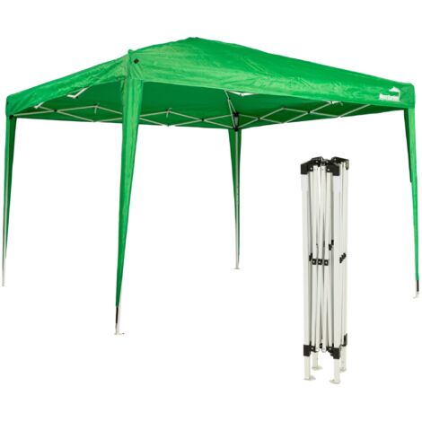 MaxxGarden Nexos Trading - Cenador plegable 3 x 3 m, impermeable, con bolsa, protección UV 50+, color verde (1/5)