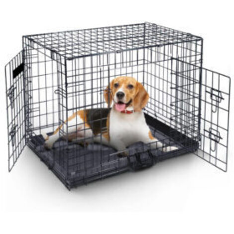 MaxxPet Banco para perros plegable - coche - banco para perros - carrera de perros - 107x70x78cm