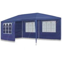 MaxxGarden Gazebo - Carpa para Fiestas - 3x6 m - 18 m² - Cenador de jardin - Tienda de Fiesta - Carpa Pop up - con 6 Paredes Laterales enrollables, Impermeable, protección UV 50+ - Negro