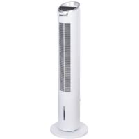 MaxxHome Ventilador de torre para dormitorio con control remoto - Ventilador de pie 110 cm, hogar y oficina, 60W, Ventiladores para dormitorio para refrigeración y sueño con 3 modos de funcionamiento