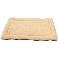MaxxPet Cojín para perros de 58 x 40 cm, cojín para perros y gatos, cojín para caja de perros, cama para perros, cojín para perros, color crema