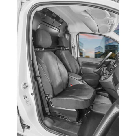 Passform Sitzbezug aus Kunstleder kompatibel mit Mercedes-Benz Citan W415, 2 Einzelsitze vorne (1/5)