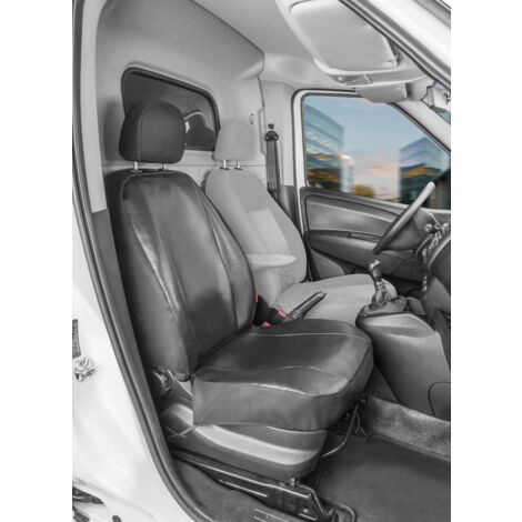 Passform Sitzbezug aus Kunstleder kompatibel mit Opel Combo (X12), Einzelsitz Beifahrer Armlehne innen (1/5)
