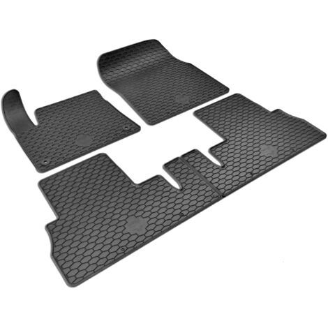 AZUGA Gummi Kofferraumwanne Premium Antirutsch passend für Citroen Berlingo XL/Opel Combo Life