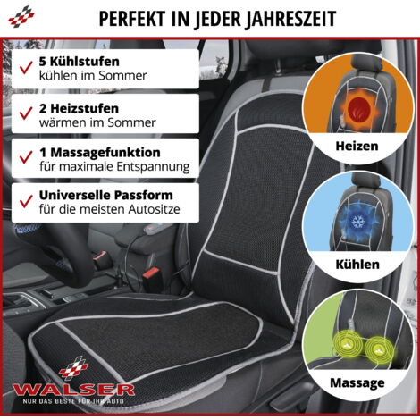Winter-Sitzauflage Für Auto & Büro – Rutschfestes Sitzkissen Mit Rückenlehne, Schonend & Bequem (1 St.)