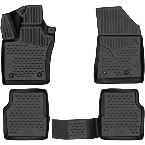 WALSER XTR Gummimatten Für Jeep Compass - 100% Passgenaue Allwetter-Fußmatten