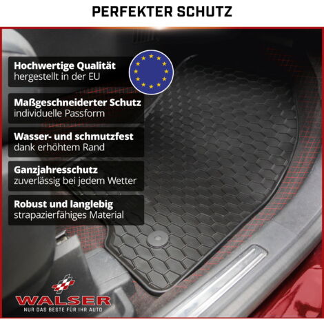 SMK Tappetino per conducente Velours Premium 1 pezzo compatibile con Renault Captur II ab 2020 - Premium