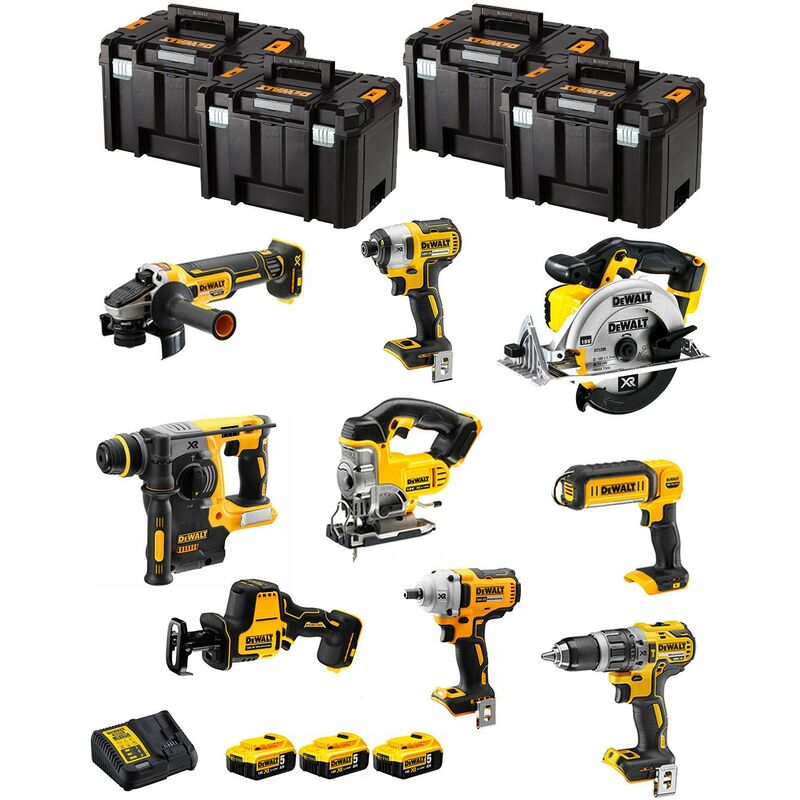 Sistema modular Dewalt TSTAK + Atornillador de impacto 1/4 GRATIS