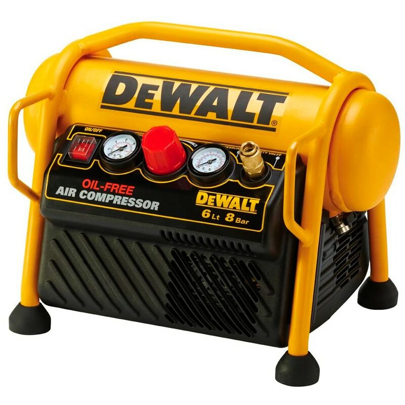 Dewalt Dpc6mrcqs Compresor 6 l sin aceite y 1.100 w 8 1100