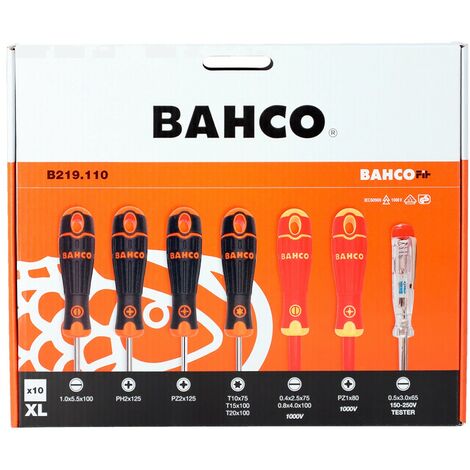 Cacciavite bahcofit a punta piatta 1x 5,5 x125mm