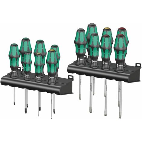 Set de 14 destornilladores Kraftform Plus WERA Big Pack Serie 300