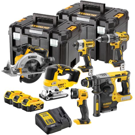 Dewalt DCK690P3T-QW kit de 6 herramientas a batería 18V XR