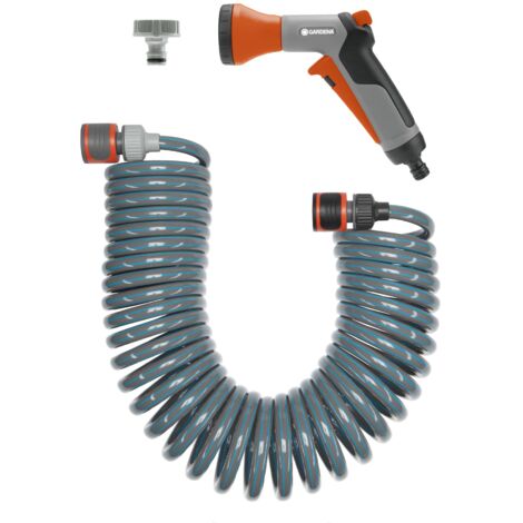GARDENA Kit de manguera de riego enrollable 10 m con pistola de riego (4647-20)