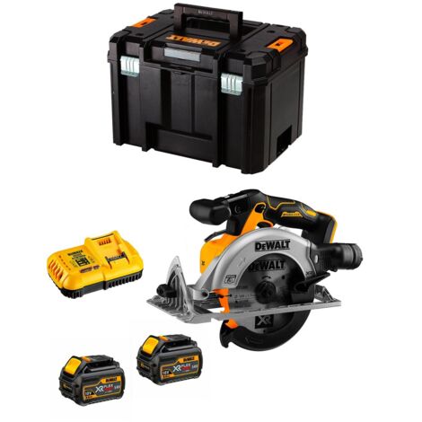Sierra Circular DeWALT DCS565T2 (2 x 54V/18V 6,0 Ah + DCB116 + TSTAK VI)