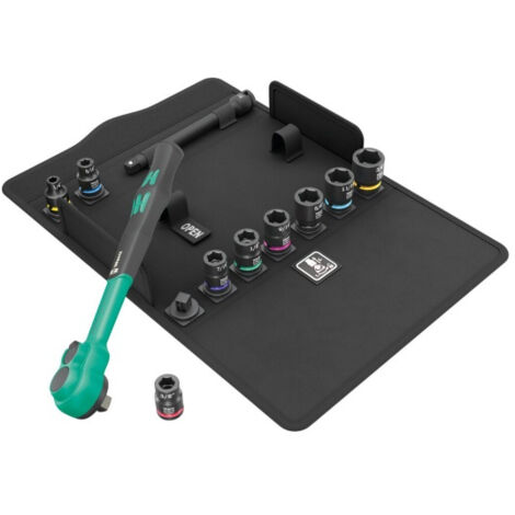Juego de carraca 3/8" WERA Zyklop Comfort 8100 SB 13 (11 piezas)