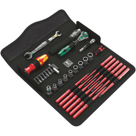 WERA Kraftform Kompakt W1 Maintenance Set 35 parts