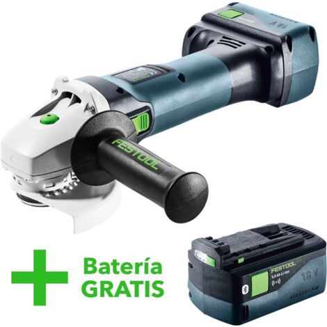 FESTOOL  AGC18-125EB AMOLADORA 125MM  A BATERÍA 18V EQUIPAMIENTO basic + 1 bateria de 5Ah (1/5)